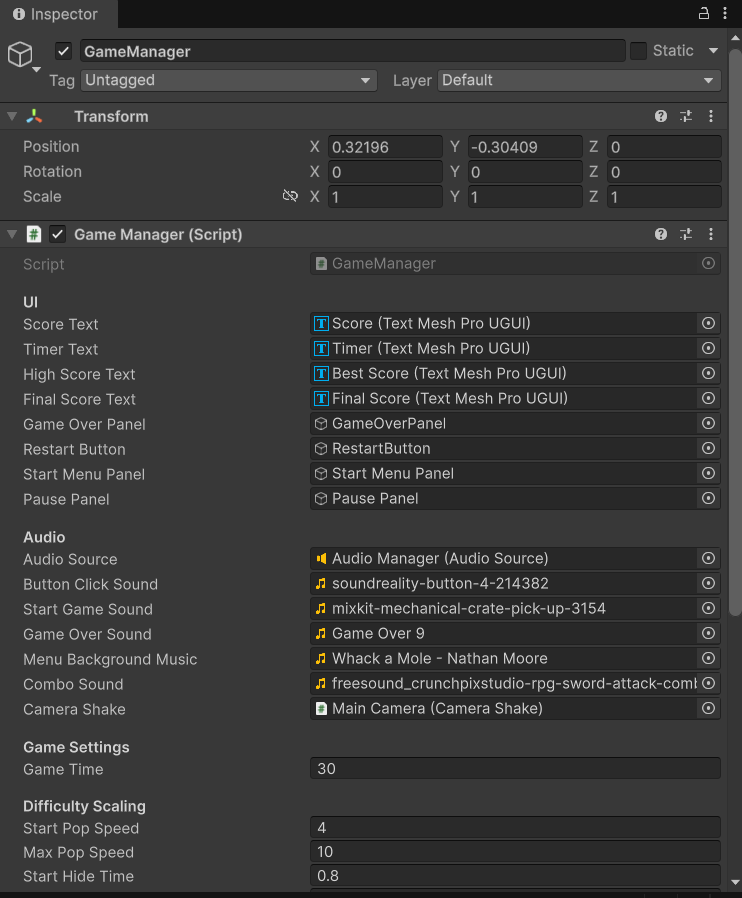 Mole Movement Inspector
